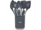 Contemporary Home Living 14 Piece Gray Silicone Cooking Utensil Set 12.25"